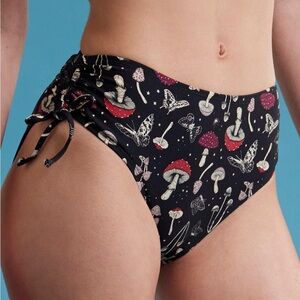 Mushroom Butterfly Ruched Swim Bottoms Hot‎ Topic